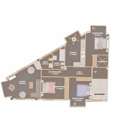 Pisazo Con Vistas Mar, 3Habitaciones Y Garaje Incluido * خيخون